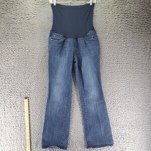 Oh Baby By Motherhood Jeans Women’s Medium Blue Bootcut Maternity Stretch
